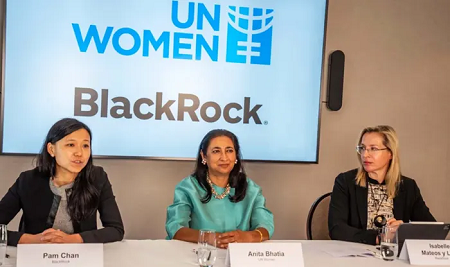النساء ضد استيلاء شركات على الأمم المتحدة